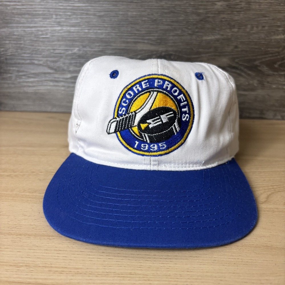 Vintage Eberhard Faber Hat Cap Snap Back Embroidered Score Profits‎ Mens 90s